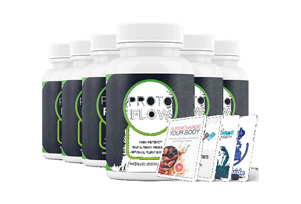 Protoflow 6 bottle best value package with 4 free bonuses and free US shipping